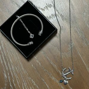 Silver Costume Jewelry Set